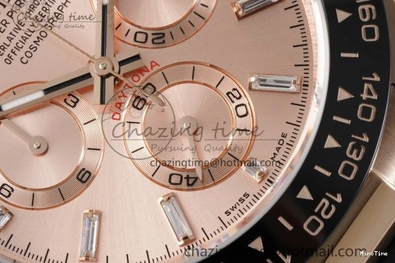 MiroTime 0105 Elegant Daytona 116515 BTF 1:1 Best Edition RG Dial on Oysterflex Rubber Strap SA4130 V 2264